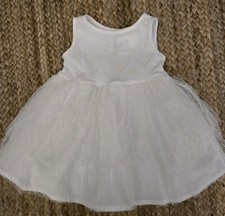 BURBERRY Baby Tulle Dress Ivory Size 3months