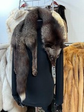 Silver Fox Fur Cape Fur Stole