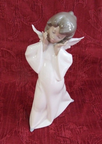 Lladro standing mime angel - lladro,