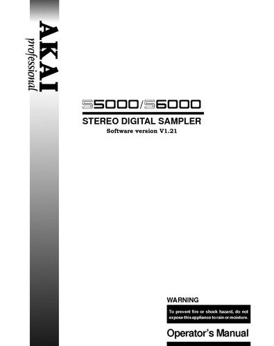 Akai s5000 s6000 digital - s5000,