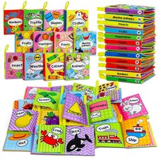 12 Pack Soft Baby Book