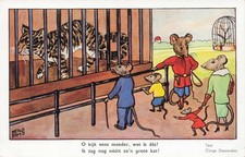 Vintage Dutch Postcard Clinge