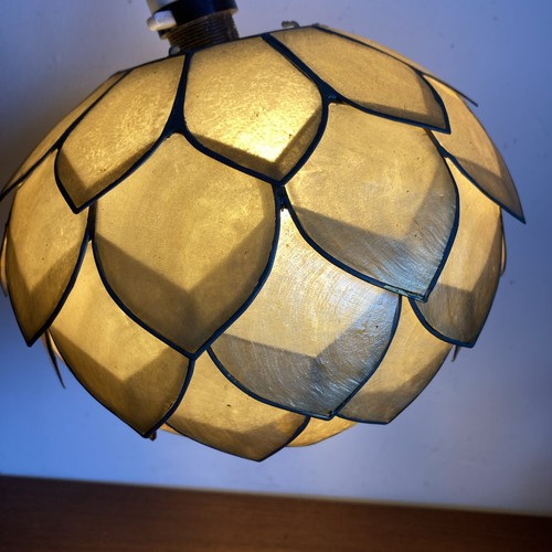 Vintage capiz shell artichoke - capiz,