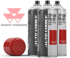 3 x Massey Ferguson Super Red Gloss Tractor Spray Paint Aerosol Rattle Can 400ml