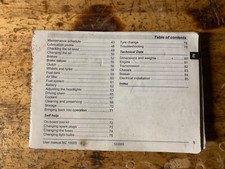 Rough Condition Used MZ1000S Riders Manual