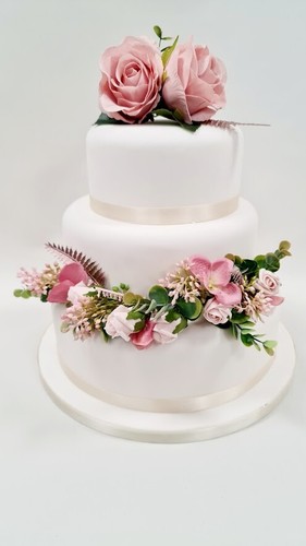 Wedding cake flowers - flowers, ~