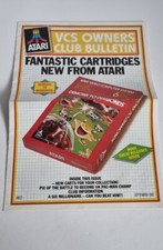 Atari VCS Owners Club Bulletin Magazine September 1982 Demons To Diamonds Cover