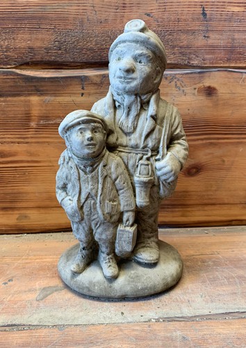 Stone garden coal miner - garden,