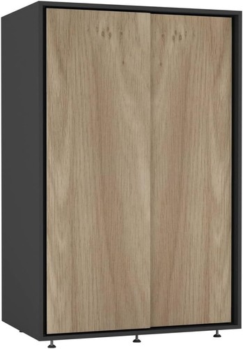 Double sliding door wardrobe - double,