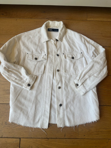 Zara corduroy coat - xs, uk