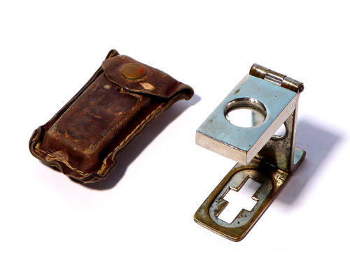 Antique cased silvered folding - antique,