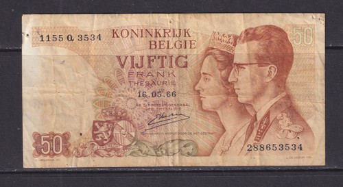 Belgium 1966 50 - belgium, francs