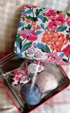 4 X Joules Wrapped bath fizzers Bombs Egg Shaped in a Joules Branded Tin New 