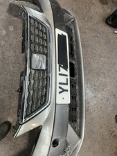 Seat Leon 2017 Complete Front Bumper In Grey With Sensors  S7k Colour Code