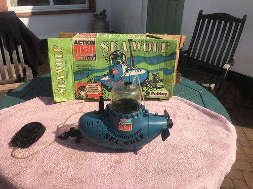 Vintage action man sea wolf - vintage,