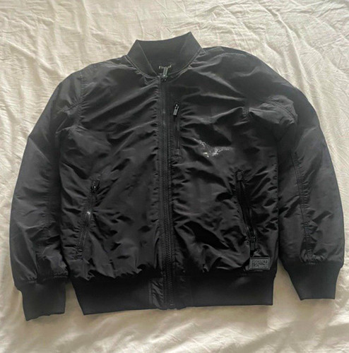 Firetrap black bomber jacket - firetrap,