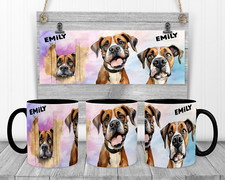 Boxer Dog Funny Faces Tea