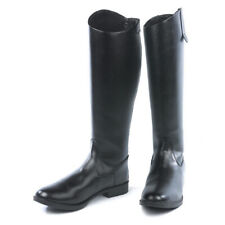 JUST TOGS ESSENTIALS SYNTHETIC LEATHER DRESSAGE TOP LONG TALL RIDING BOOTS