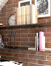 Red Brick Effect Tiles Wall Porcelain Tile 25x6cm 1 box-46pcs  / 0.69sqm