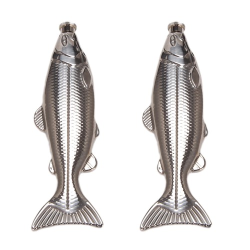 Set fish shape hip flask - 2,