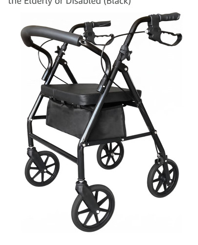Folding wheel rollator - folding,