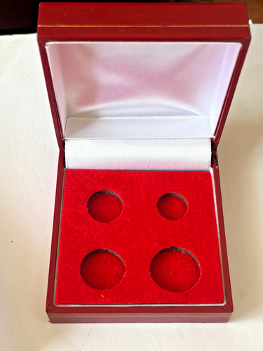 Empty maundy coin - coin, case