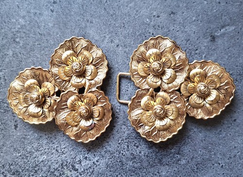 Vintage brass nurses belt - vintage,