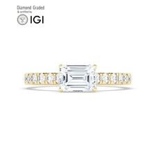 Emerald Diamond Engagement