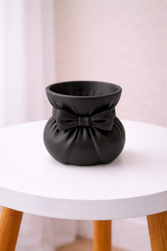 Decorative bow vase - decorative,