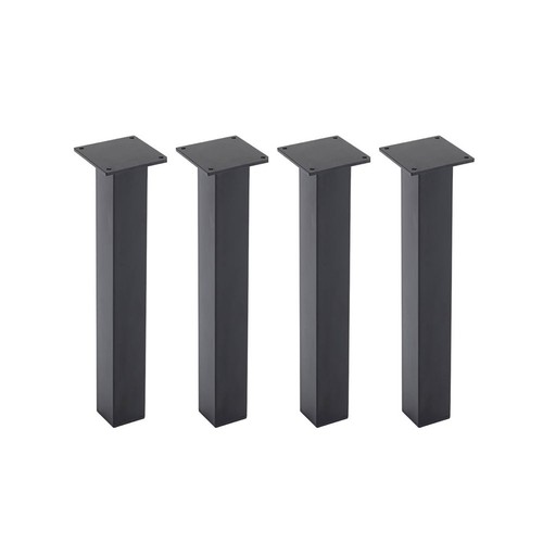 Set black steel - black, feet