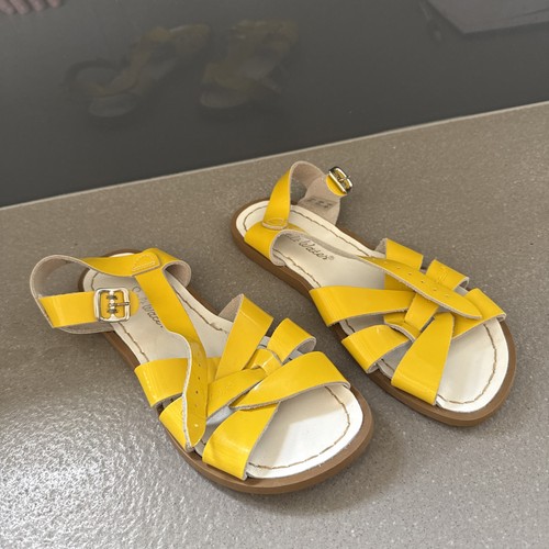 Salt water kids sandals yellow - salt-water,
