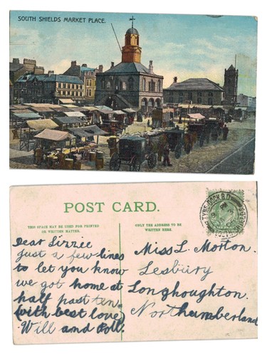 Vintage postcard south - -,