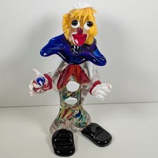 Vintage Murano Clown Art Glass