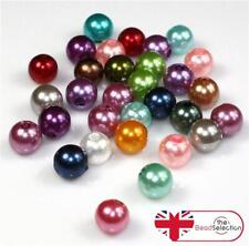 20 COLOUR CHOICE TOP QUALITY ACRYLIC FAUX ROUND PEARL BEADS 4mm 6mm 8mm 10mm 12m