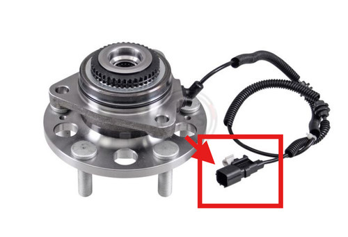 Front left right wheel hub - front,