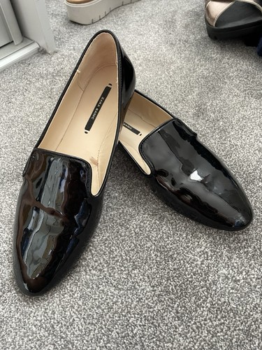 Zara black flats shoes - black, 5