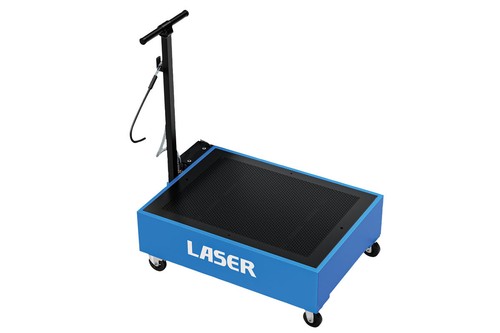 Low level oil drainer with - level,
