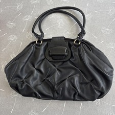 Smythson Nancy handbag Black Quilted Leather Flap Shoulder Bag Bond Street