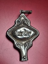 Old Hallmarked Silver Baby