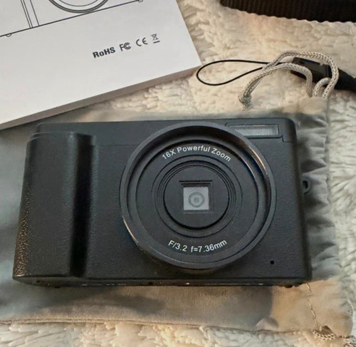 Compact digital camera black - camera,
