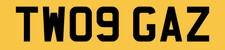TW09 GAZ PRIVATE REG NUMBER