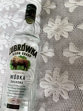 Empty Zubrowka Bison Grass