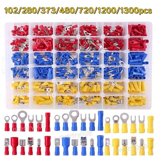 1300pcs assorted insulated - 1300pcs,
