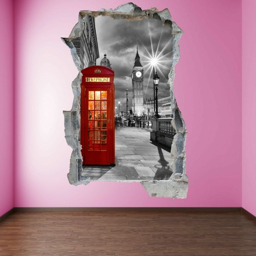 Red phone box booth - box, ben