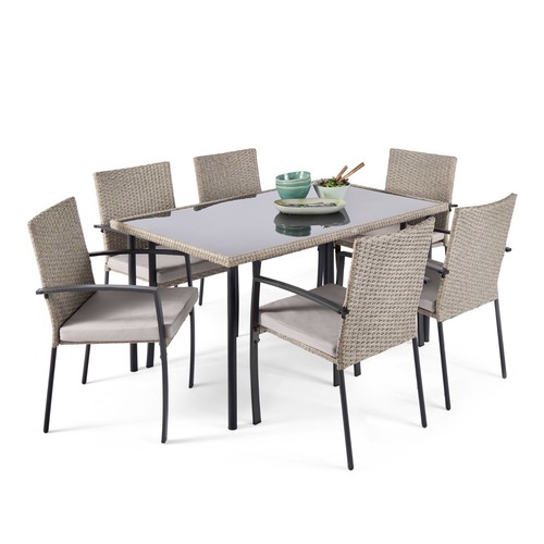 Vonhaus seater rattan effect - 6,