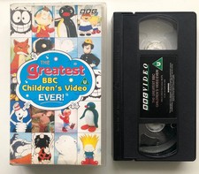The Greatest BBC Children's Video Ever VHS/H 1995 Fireman Sam Pingu The Clangers