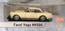 Sun Star Facel Vega HK500 Boxed Diecast Model Car 1:18 Scale Cream colour
