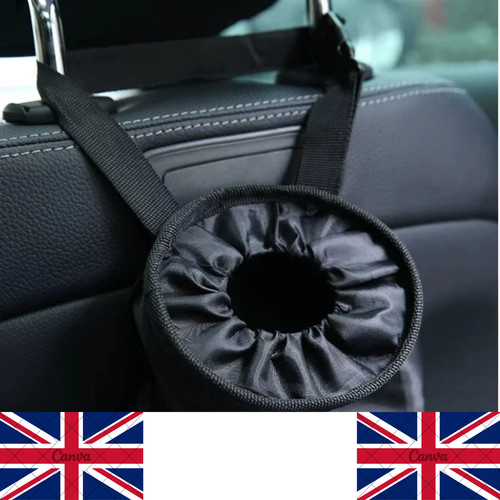 Car bin seat back - bin, litter