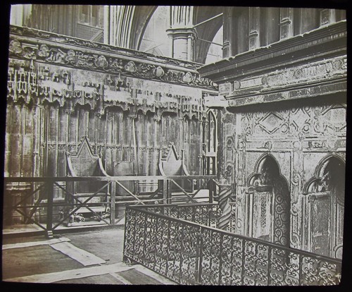 Glass magic lantern slide - glass,