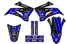 2008-2022 TTR 125 RACE SERIES Blue Senge Graphics Kit Compatible with Yamaha